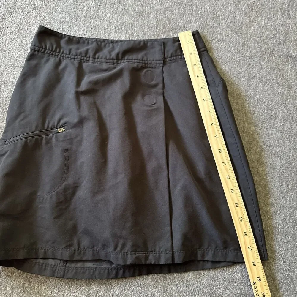REI Women’s Wrap Skort Size 2 Skirt 50+ UPF Outdoor Hiking Sports Black